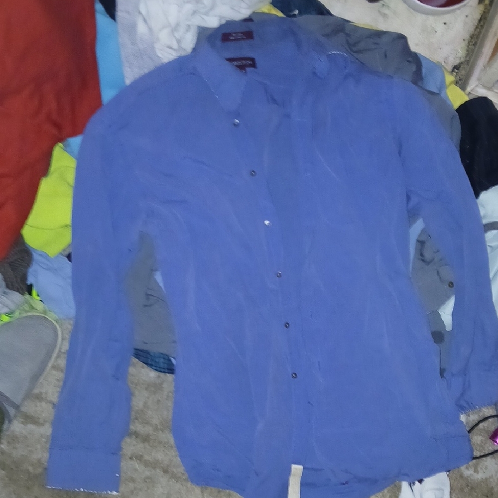 Nordstrom Casual Blue Button Down Shirt